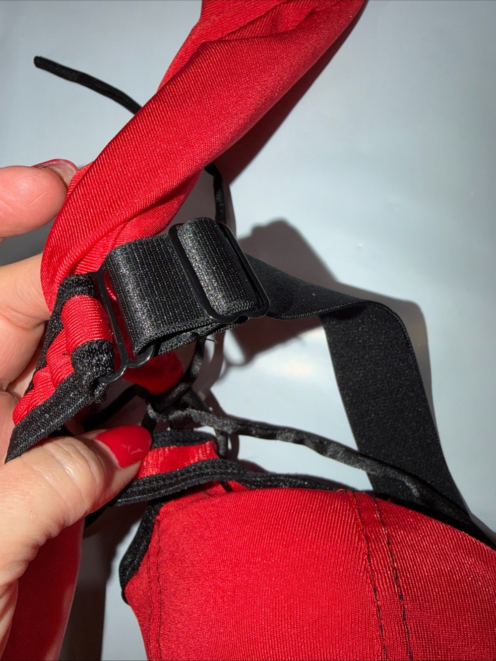 Red black corset with detachable Red hood Red Riding Hood Sexy Top Size Small S - Picture 11 of 16